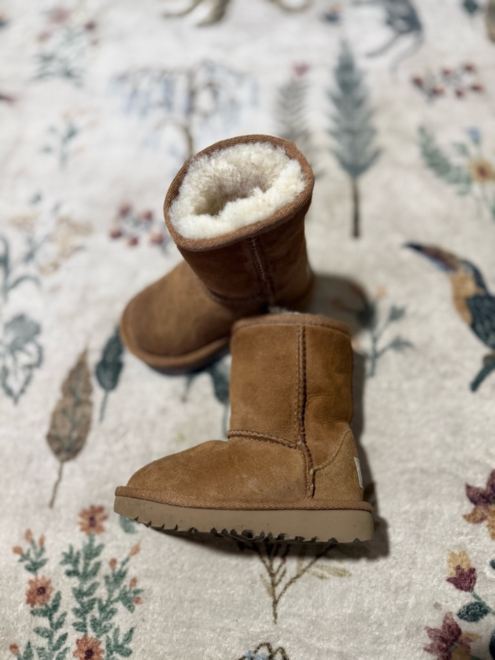 Ugg Chestnut Shearling-Lined Suede Boots 6